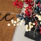 Set of 2 36"H Patriotic / Americana Lighted Berry and Stars Urn Porch Trees, 20 Warm White Lights with timer